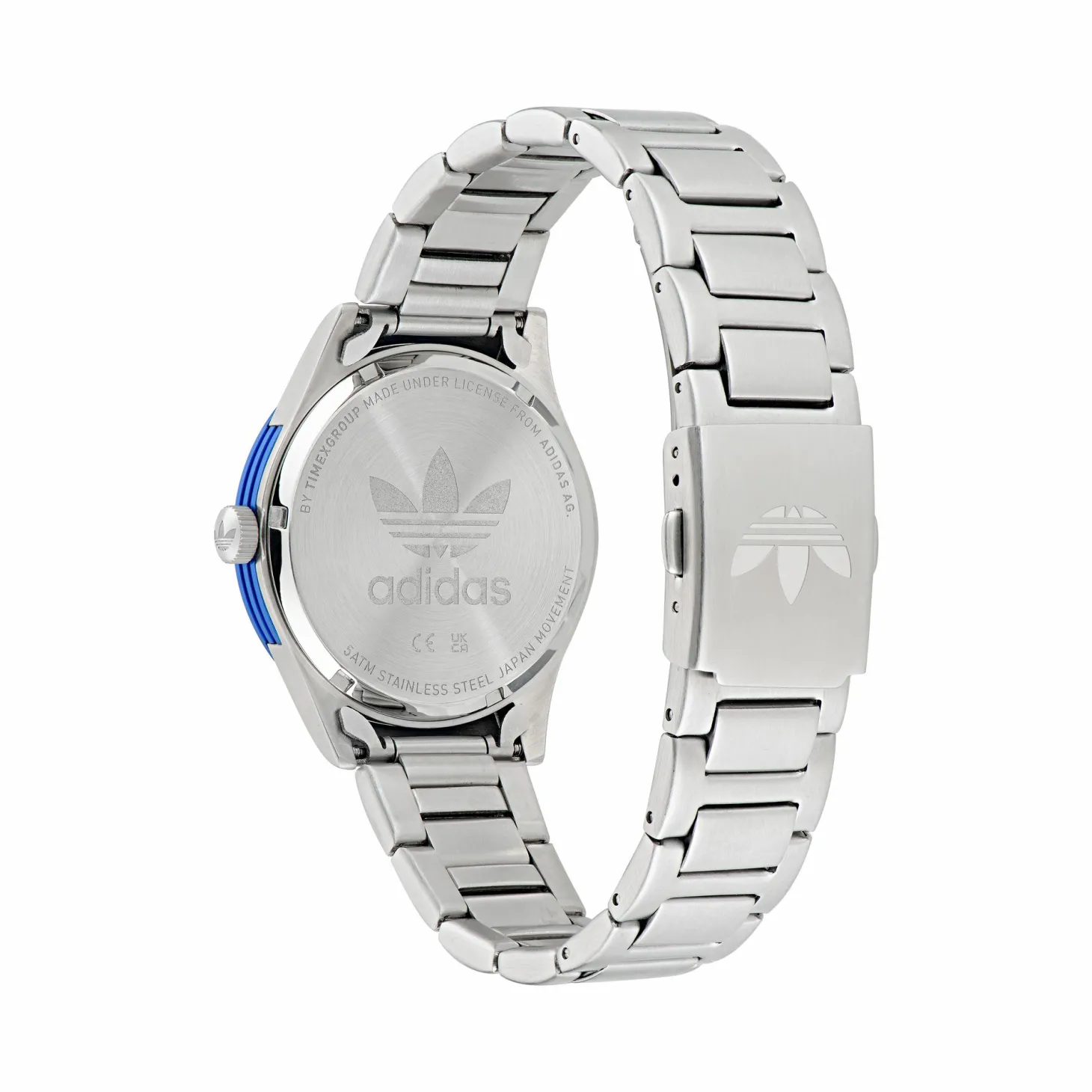 Adidas Unisex Uhr CODE THREE Edelstahl Silber AOSY22518