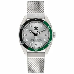 Adidas Unisex Uhr Edition Two Edelstahl Silber AOFH22503