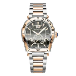 AIGNER Herren Uhr Trapani Silber/Roségold AGW.262006