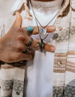 Anhänger mit Kette 925/- Silber oxidiert Bullhead 41184471908446