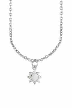 Anhänger mit Kette 925 Sterling Silber rhodiniert Sonne 41184546291806