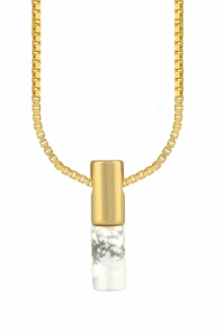 Anhänger mit Kette 925/- Sterling Silber Howlith 41184660619358