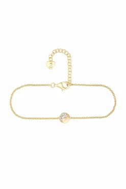 Armband 925 Silber vergoldet mit Yin & Yang Anhänger 41185149976670