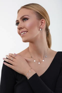 Armband 925 Sterling Silber rhodiniert Plättchen Boho 41184556580958