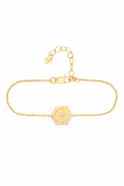 Armband 925 Sterling Silber Topas Tattoo Motiv Hexagon 41185164853342