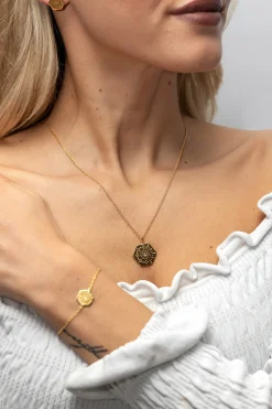 Armband 925 Sterling Silber Topas Tattoo Motiv Hexagon 41185164853342