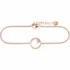 Armband 925 Sterling Silber rosé vergoldet Zirkonia Kreis 41178865926238