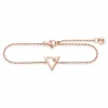 Armband 925 Sterling Silber rosé vergoldet Dreieck Zirkonia 41184572833886