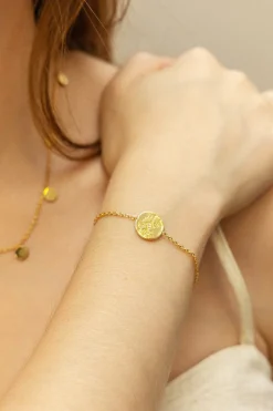 Armband 925 Sterling Silber Topas Tattoo Motiv rund 41185163935838