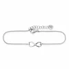 Armband 925/- Sterling Silber rhodiniert Infinity 41184328089694