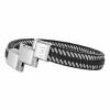Armband Leder schwarz 21cm + Verlängerung 41185181532254