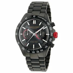 ASTON MARTIN Herren Armbanduhr Chronograph AML ICON schwarz MTIS1F504