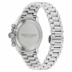 ASTON MARTIN Herren Armbanduhr Chronograph AML ICON grün, silber MTIS1F502