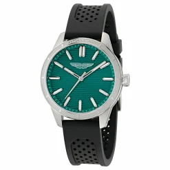 ASTON MARTIN Herren Armbanduhr AML ICON grün, schwarz MTIH1F503