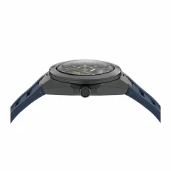 Aston Martin Herren Armbanduhr AML Thrill MTRI1F501 Schwarz Blau 42 mm Silikon