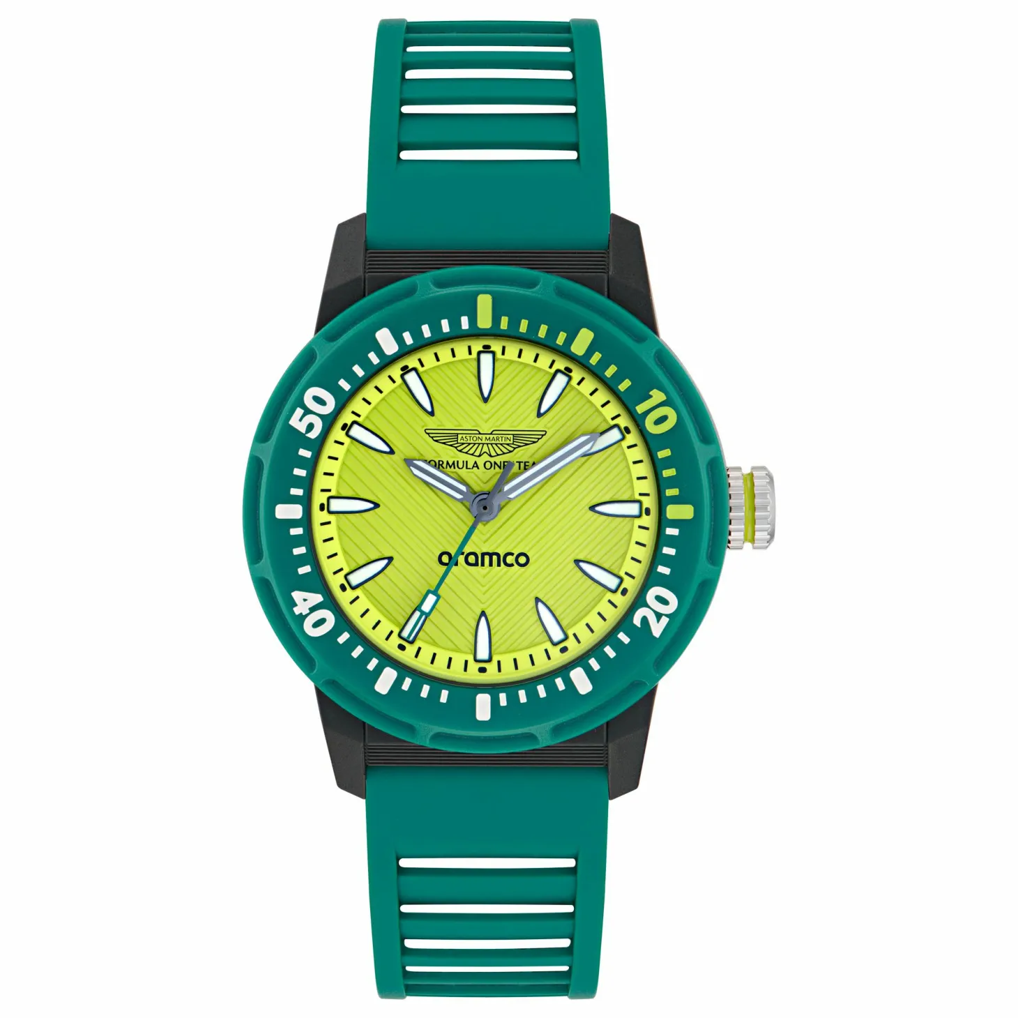 Aston Martin Herren Armbanduhr AM Formula 1 MTFK1F501 Grün Schwarz 40 mm