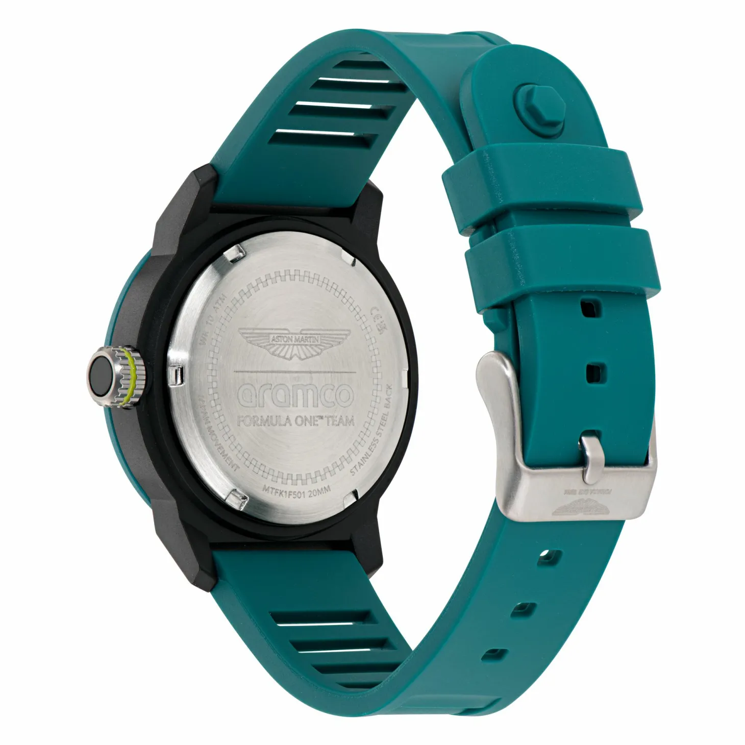 Aston Martin Herren Armbanduhr AM Formula 1 MTFK1F501 Grün Schwarz 40 mm