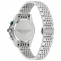 Aston Martin Herren Chronograph AML Thrill MTRS1F503 Edelstahl Blau 42 mm