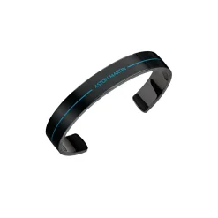Aston Martin Armband Herren AML ICON Edelstahl/Emaille Schwarz MJITF5BL0