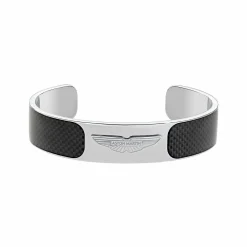ASTON MARTIN Armband Herren AML ICON Edelstahl Silber/Carbon MJRTF5BM0