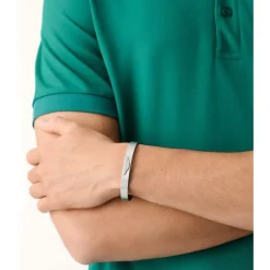 Aston Martin Armband Herren AML ICON Edelstahl Silber MJIBF5BM3