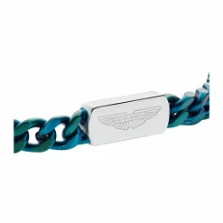 Aston Martin Armband Herren AML ICON Edelstahl Grün MJIUF5BL5