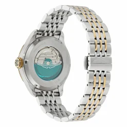 Aston Martin Automatikuhr Herrenuhr AML Timeless Silber/Gold MTTS1F503