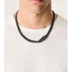 Aston Martin Halskette Herren AML ICON Edelstahl Schwarz MJIUF5NU1