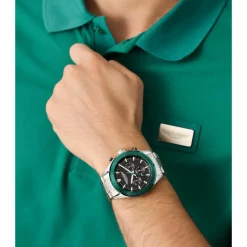 Aston Martin Herren Armbanduhr AML Icon mit austauschbaren Armband und Gehäuse 45 mm Schwarz Edelstahl MTIB1F501