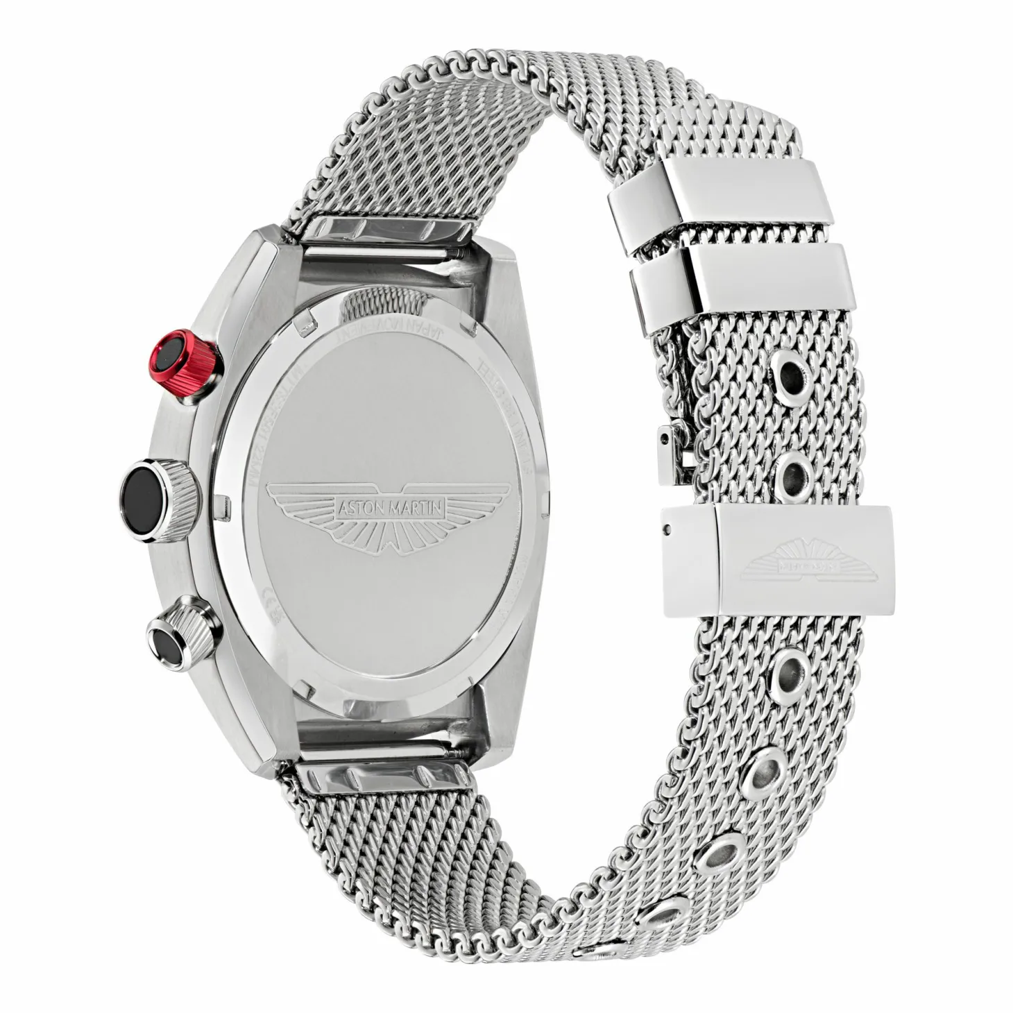 ASTON MARTIN Herren Armbanduhr AML TIMELESS MTTS2F501 Silber Chronograph