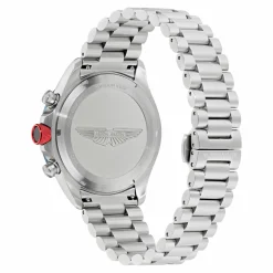 Aston Martin Herren Chronograph Armbanduhr AML ICON MTIS1F503 Blau/Stahl MTIS1F503