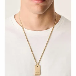 ASTON MARTIN Herren Halskette AML ICON MJIBF5NU2 Gold