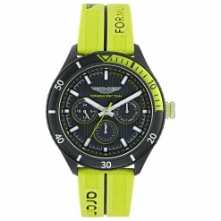 Aston Martin Herren­uhr Formula 1 Quartz 46 mm Schwarz Silikon MTFP1F502