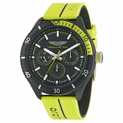 Aston Martin Herren­uhr Formula 1 Quartz 46 mm Schwarz Silikon MTFP1F502