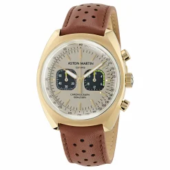 Aston Martin Herrenuhr TS2 Timeless MTTS2F502 Champagner Gold/Braun