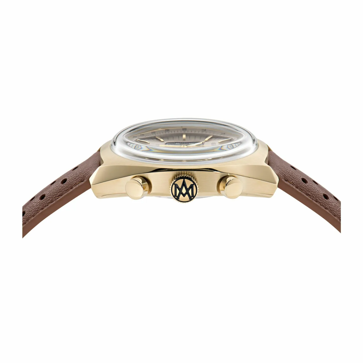 Aston Martin Herrenuhr TS2 Timeless MTTS2F502 Champagner Gold/Braun