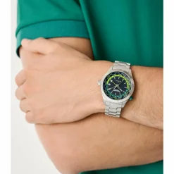 Aston Martin Uhr Herren AML ICON MTIZ1F503 Schwarz/Silber