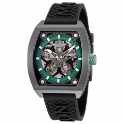 Aston Martin AML Thrill MTRT1F502 Herren Automatik 41 mm Grün/Silikonband