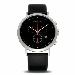 BERING Classic Unisex Uhr in Silber Glänzend mit Saphirglas und Edelstahlgehäuse