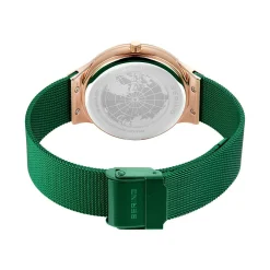 Bering Damen Armbanduhr Classic 34 mm 3 ATM Saphirglas SWAROVSKI ELEMENTS Slim Design Armband Milanaise 12934-868