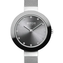 Bering Damen Armbanduhr Ceramic 29 mm Armband Milanaise 11429-389