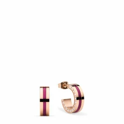 Bering Damen Ohrringe Creole Arctic Symphony rosé gold glänzend 725-399-05