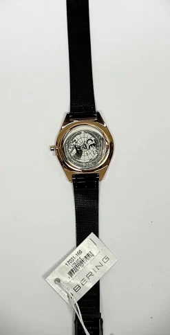 Bering unisex Armbanduhr Ultra Slim 31 mm Saphirglas Slim Design Armband Milanaise 17031-166