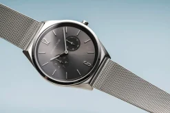 Bering unisex Armbanduhr Ultra Slim Armband Milanaise 17140-009