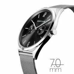 Bering unisex Armbanduhr Ultra Slim Armband Milanaise 17140-002