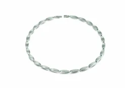 Boccia Damen Collier aus Titan 45cm in silberfarben - 08034-01