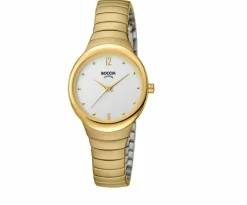 Boccia Damen Quarz Titan Armbanduhr aus Titan mit Saphirglas - 3307-02