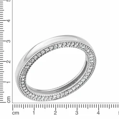 Celesta Silber Silber 925 rhodiniert mit 104 weißen Zirkonia-Steinen Ring 41679095169118