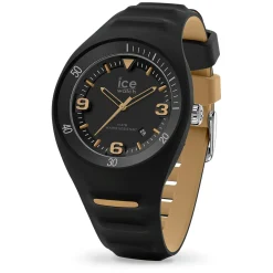 ce-Watch - P. Leclercq Black beige - Schwarze Herrenuhr mit Silikonarmband - 018947 (Medium)