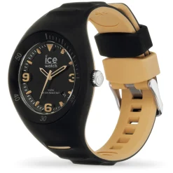 ce-Watch - P. Leclercq Black beige - Schwarze Herrenuhr mit Silikonarmband - 018947 (Medium)